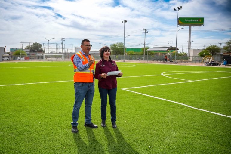 Más espacios deportivos: Norma Bustamante concluye transformación de parque Villas de la República