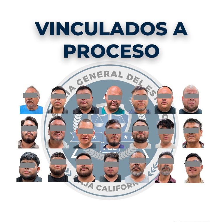 Prisión preventiva para 21 personas tras operativo en colonia Carranza