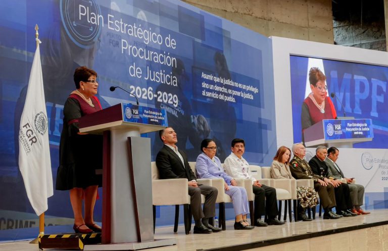 Respalda gobernadora Marina del Pilar estratégico de procuración de justicia presentado por la Fiscalía General de la República