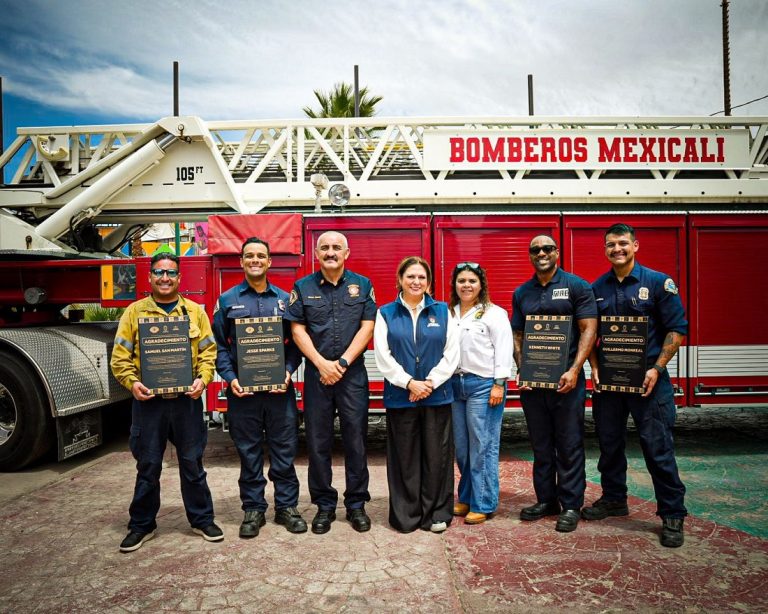 Bomberos de Mexicali fortalecen sus habilidades con capacitación