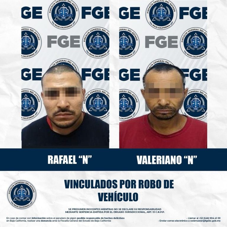 Vinculan a proceso a dos sujetos por robo de vehículo