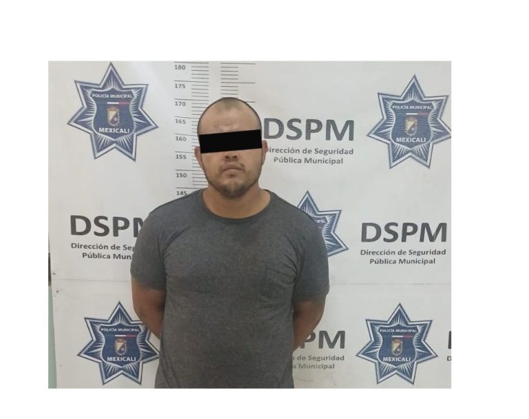 Aseguran a sujeto con orden de aprehensión por feminicidio en Mexicali