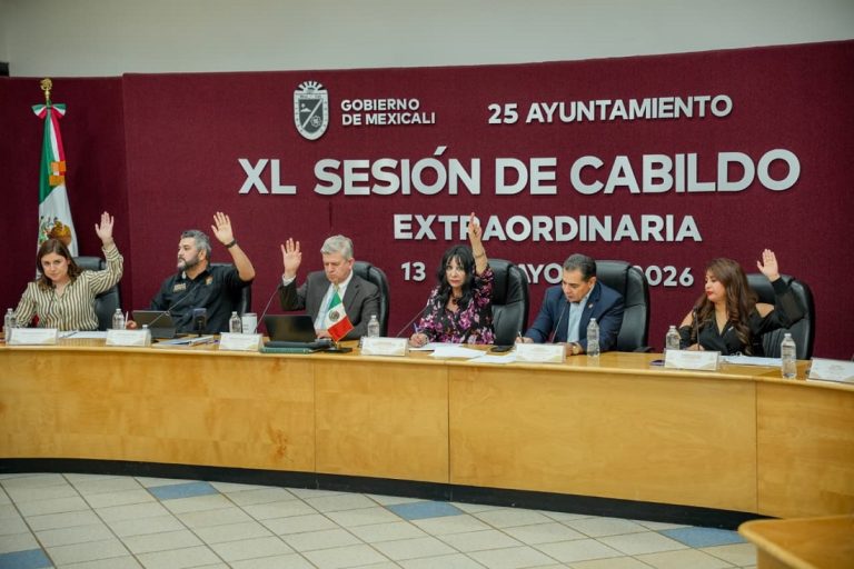 Aprueba Cabildo de Mexicali primer paquete de obras 2026