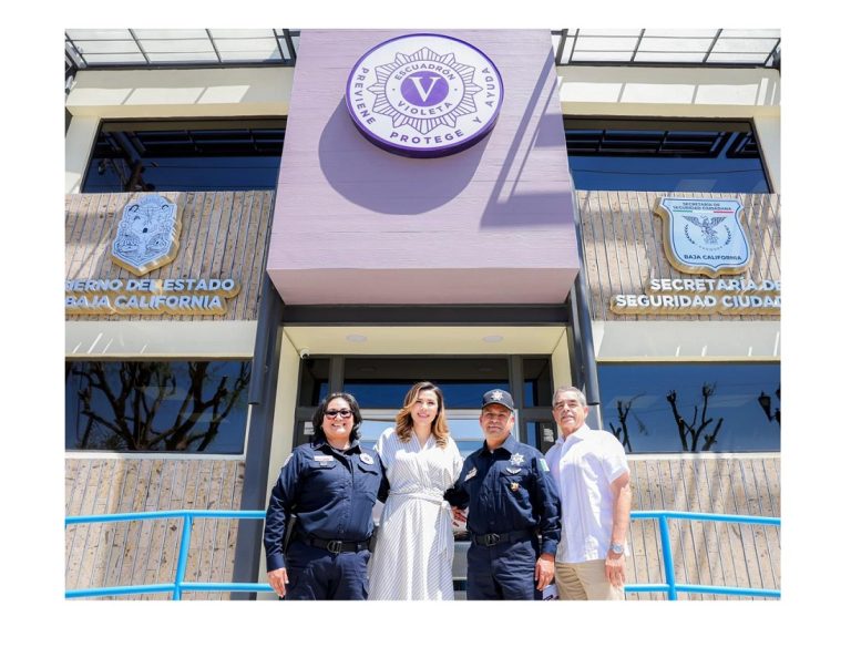 Refuerza gobernadora Marina del Pilar protección para mujeres con nuevo edificio de Escuadrón Violeta