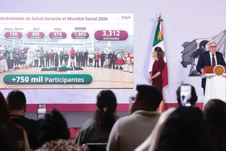 Es aprovechar el mundial para fortalecer la actividad deportiva: Presidenta Claudia Sheinbaum