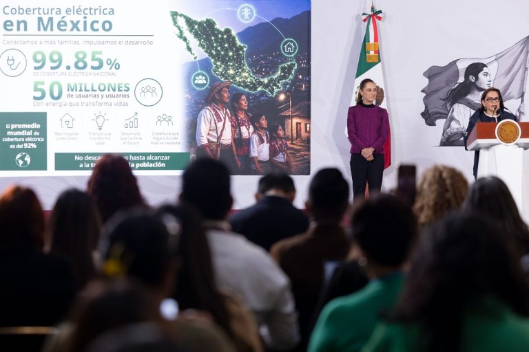 Este sexenio vamos a electrificar todo el país con programa de justicia energética: Claudia Sheinbaum