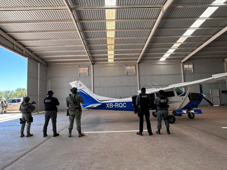 Logra gobierno de BC golpe al crimen organizado con desmantelamiento de hangar clandestino