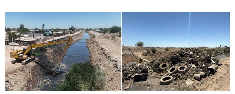 Retira CESPM más de 5 mil 400 toneladas de azolve en Dren México