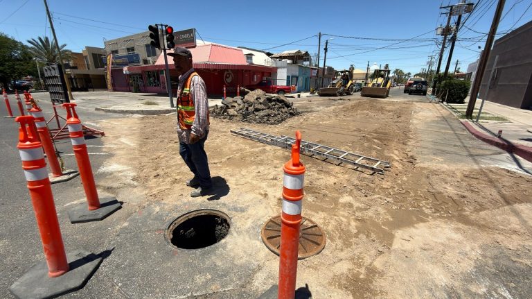 Continúa CESPM con reposición de infraestructura sanitaria y pluvial en Colonia Nueva