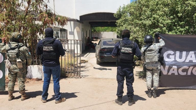 Aseguran casa de seguridad ligada a organización criminal en Mexicali
