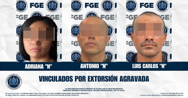 Se quedan en prisión acusados de extorsión a Bazar Gaby en Mexicali