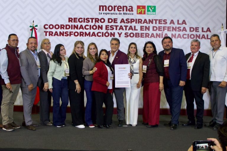 Oficializa Ruiz Uribe registro como aspirante a coordinación de la 4T en Baja California