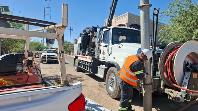 Realiza CESPM acciones de mantenimiento y rehabilitación de infraestructura hidráulica en distintos puntos de Mexicali