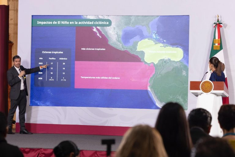 La prevención es nuestra fuerza: Presidenta Sheinbaum informa acciones ante lluvias por fenómeno de «El Niño»