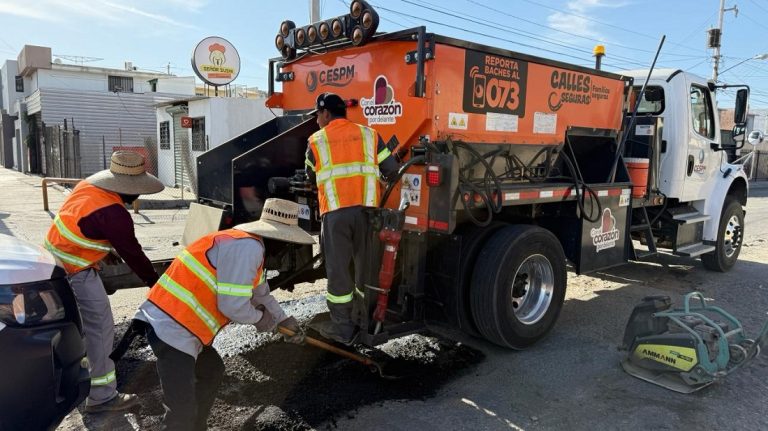 Concluye CESPM trabajos de bacheo en Puertas del Sol y supera los 14 mil metros cuadrados rehabilitados en programa Calles Seguras