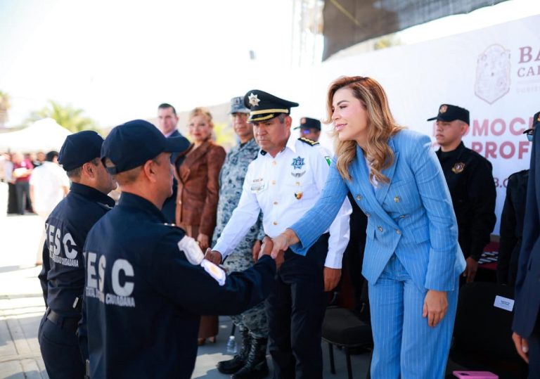 Trabaja gobierno de BC en fortalecer condiciones laborales para policías estatales