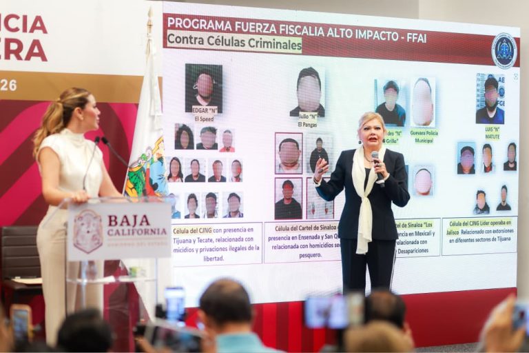 Coordinación institucional logra detención de más de 120 objetivos prioritarios en Baja California