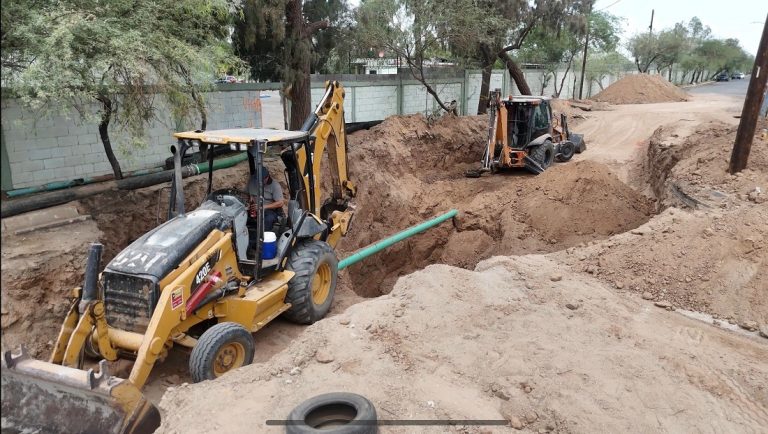 Continúa CESPM reconstrucción de pozo sanitario tras colapso del sistema en Colonia Wisteria