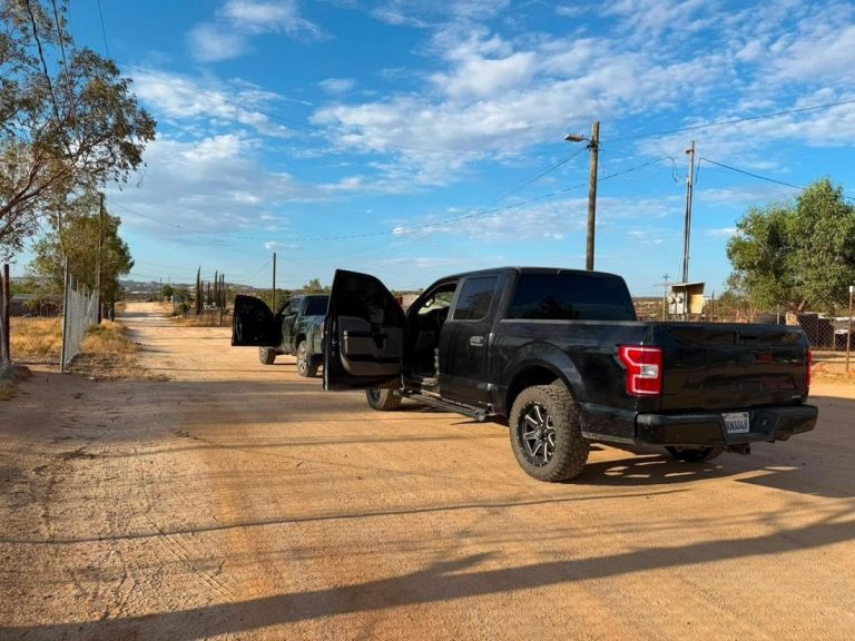 Localizan carros robados con más de 600 cartuchos y granadas