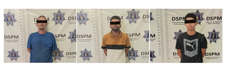 Capturan a tres por su probable participación en secuestro y amenazas
