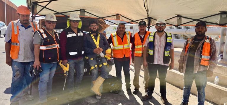 Realiza CESPM intervención segura en espacio confinado para fortalecer infraestructura sanitaria en Primera Sección