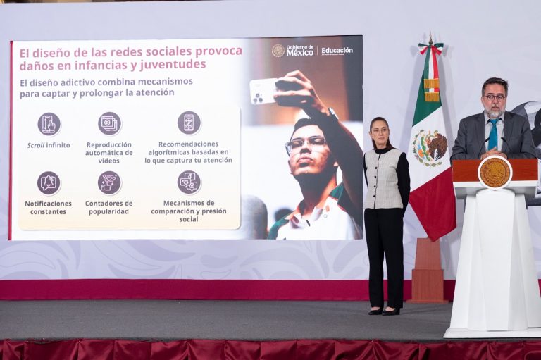 Necesaria regulación del uso de plataformas digitales y redes sociales en niñas, niños y adolescentes: Claudia Sheinbaum