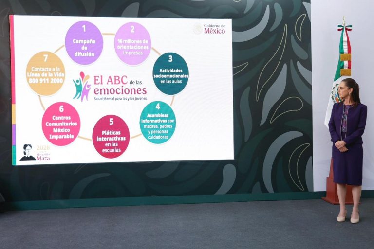 Presidenta Sheinbaum encabeza arranque de Estrategia Nacional de Atención a Salud Mental para las y los jóvenes