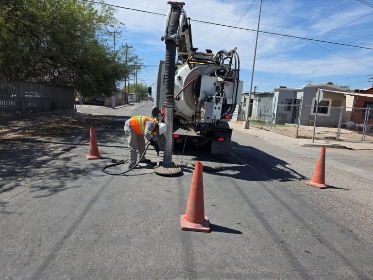 Fortalece CESPM mantenimiento preventivo de redes sanitarias y pluviales en Mexicali y el  valle