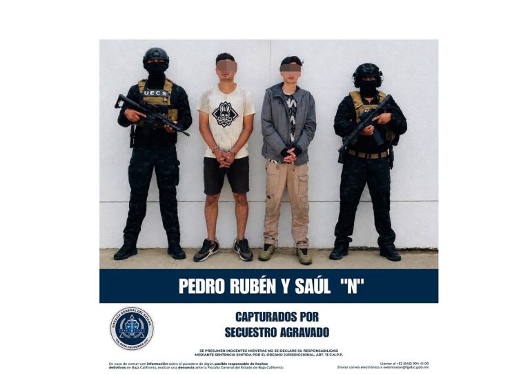 Capturan a dos hermanos relacionados con secuestro de mujer migrante
