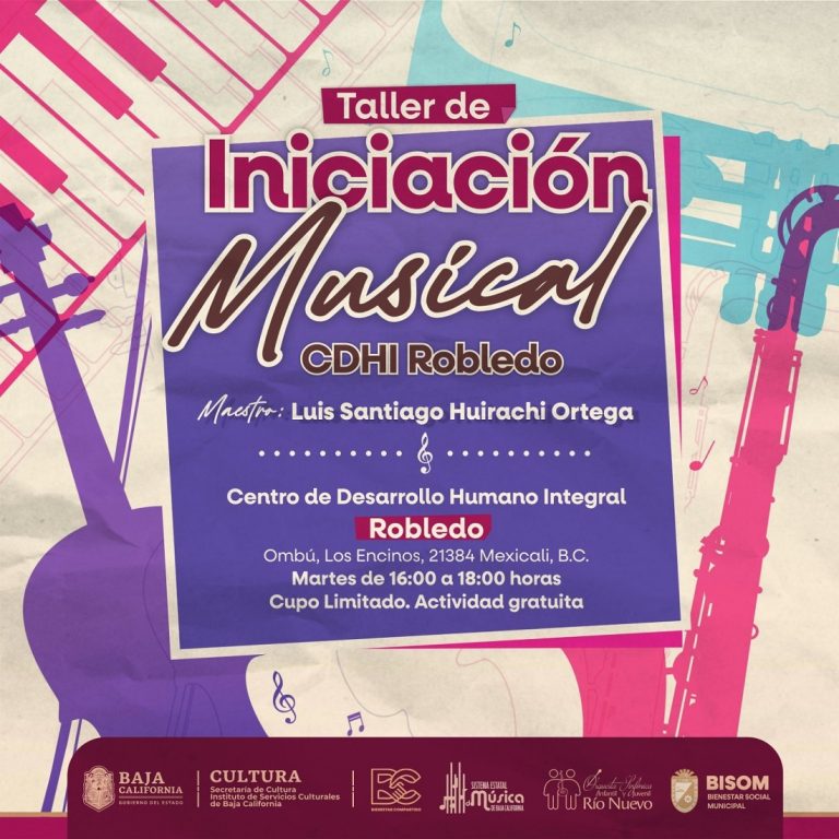 Inscripciones abiertas a talleres de iniciación musical para niñas, niños y adolescentes