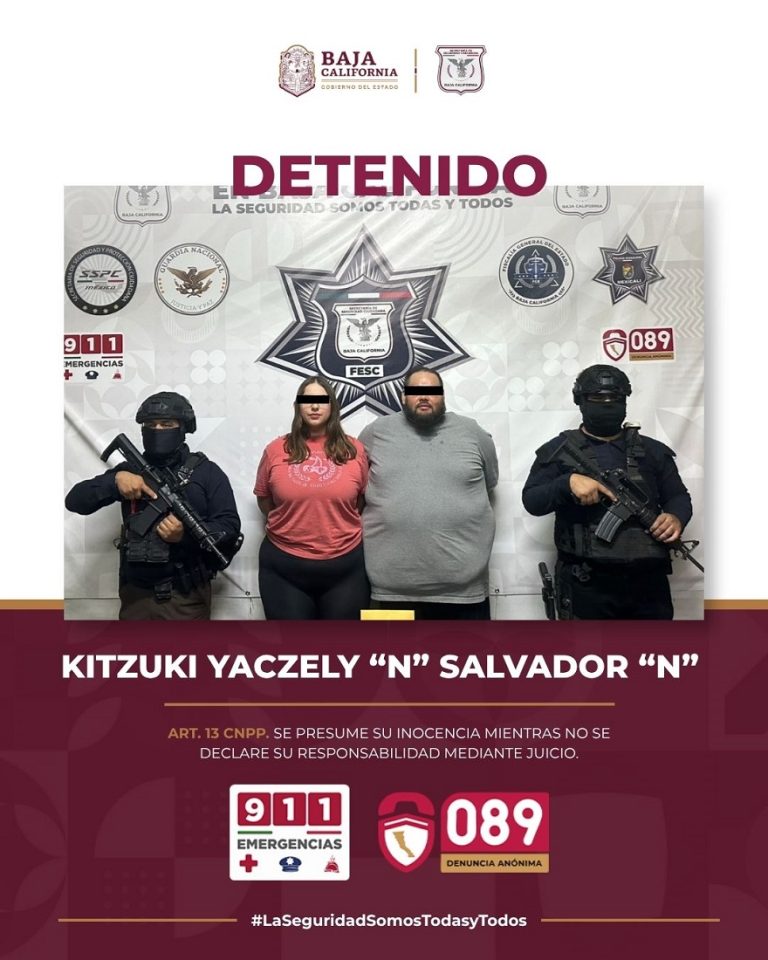 Cae en Mexicali «el Chava», presunto operador financiero de grupo criminal