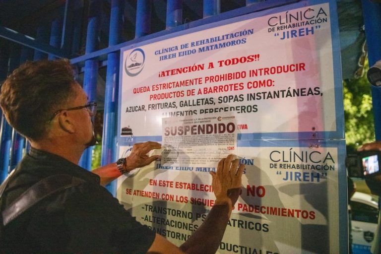 Suspenden Centro de Rehabilitación Jireh por incumplimientos sanitarios