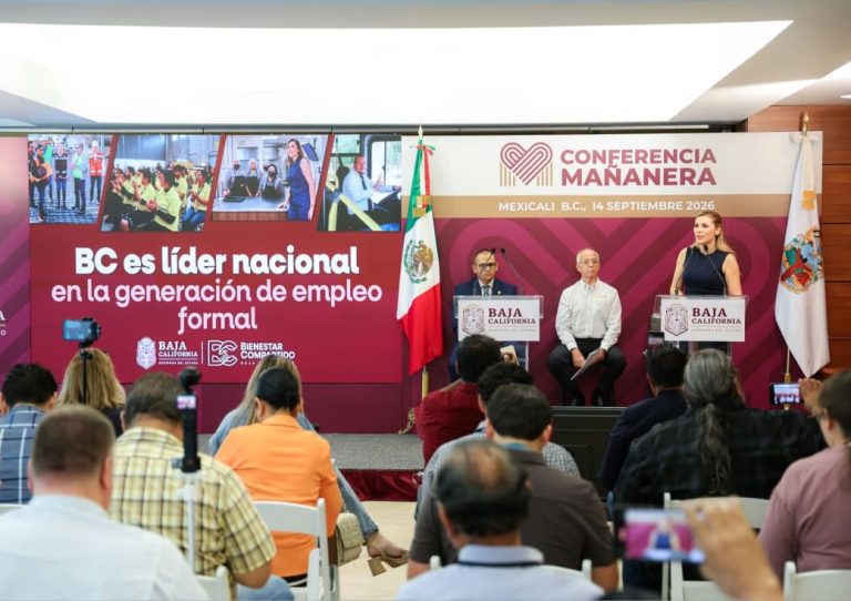 Lidera Baja California generación de empleo formal en México durante 2026