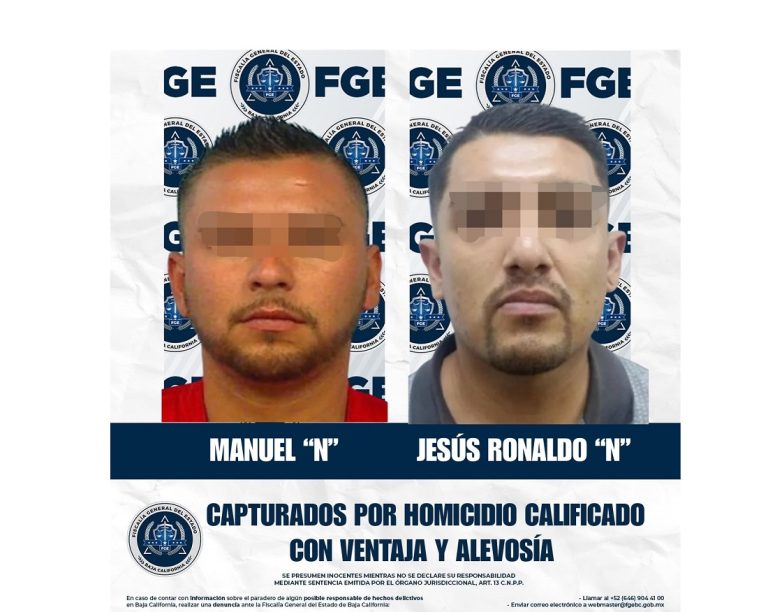 Caen dos por homicidio de abogado en Tijuana
