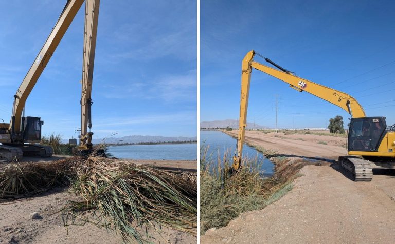 Realiza CESPM mantenimiento en Lagunas de la PTAR Zaragoza