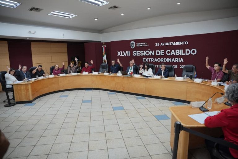 Aprueba Cabildo de Mexicali acuerdo de estímulos fiscales del 1 de octubre al 31 de diciembre de 2026; nombran 3 delegados municipales