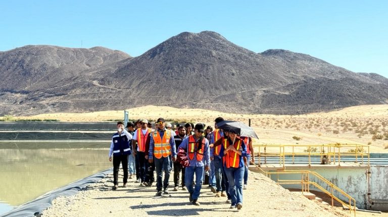 Estudiantes de Ingeniería Civil conocieron procesos de tratamiento de agua en Las Arenitas